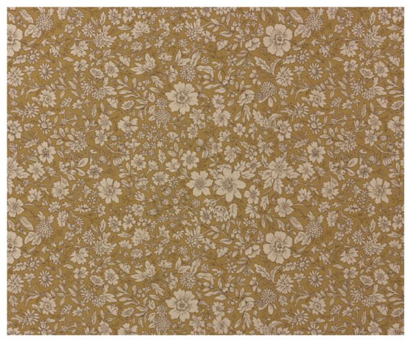 Gavepapir Blossom okker 10m MAILEG