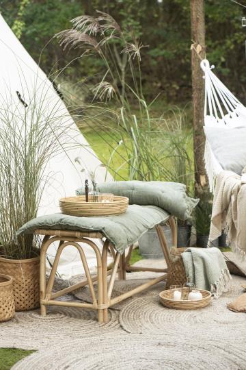 Gulvtæppe natur jute Ø 120cm IB LAURSEN - Billede 3