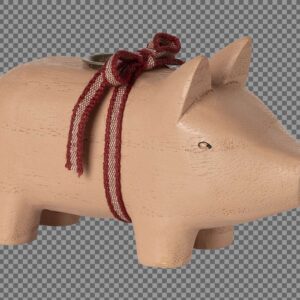 Gris lysestage lille - Pudder MAILEG