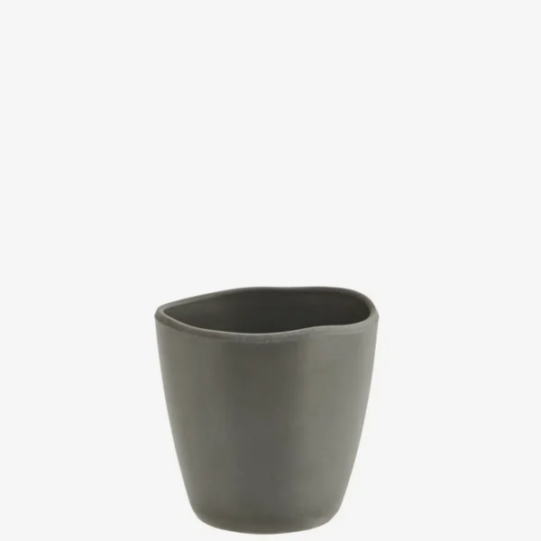 Bæredygtig melamin cup matt dark grey