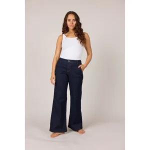 Jeans - CHINO FLARE DENIM Dark blue