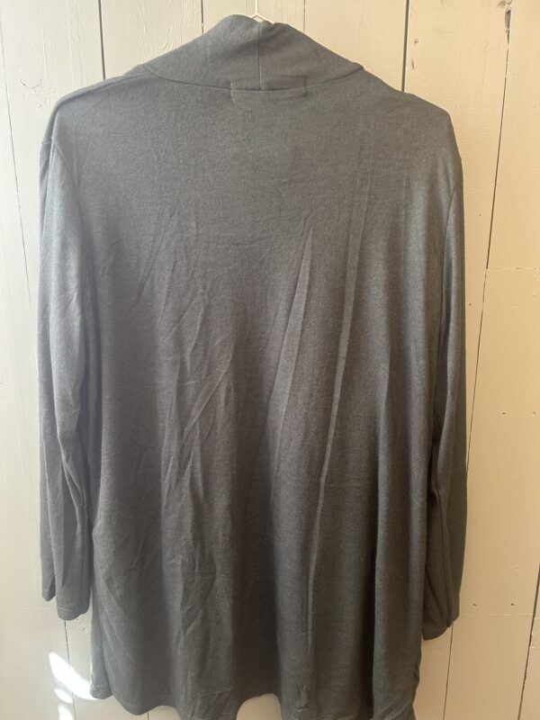 Cardigan åben m/krave - Grøn - Billede 3