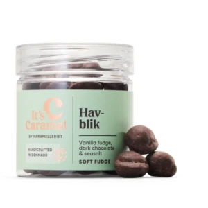 Havblik vanilje fudge m/ Mørk chokolade & seasalt 90 gram