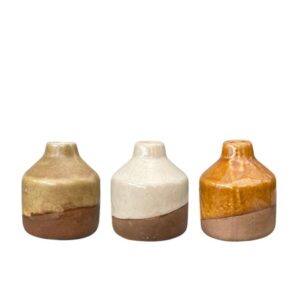 Vase - Malene Beige mix Ø 5cm