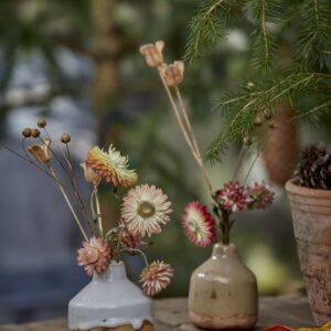 Alternative view of Vase - Malene Beige mix Ø 5cm