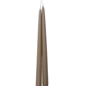 Lange smalle lys - 40cm - Beige brun
