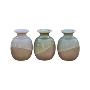 Vase - Monique - green mix Ø 8cm