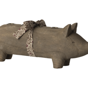 Trælysestage - Gris advent - natur