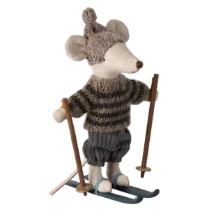 Vintermus m/ski – Storebror – Grå