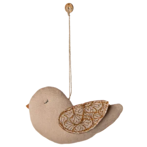 Stof fugl m/ophæng - Sand