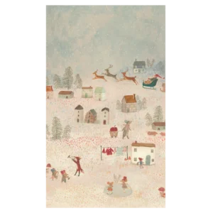 Gavepapir - Santa is coming - 10m