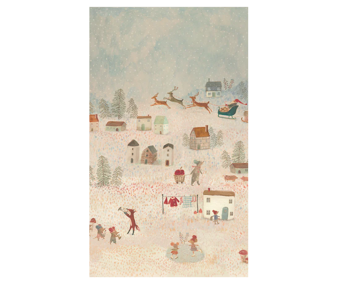 Gavepapir - Santa is coming - 10m