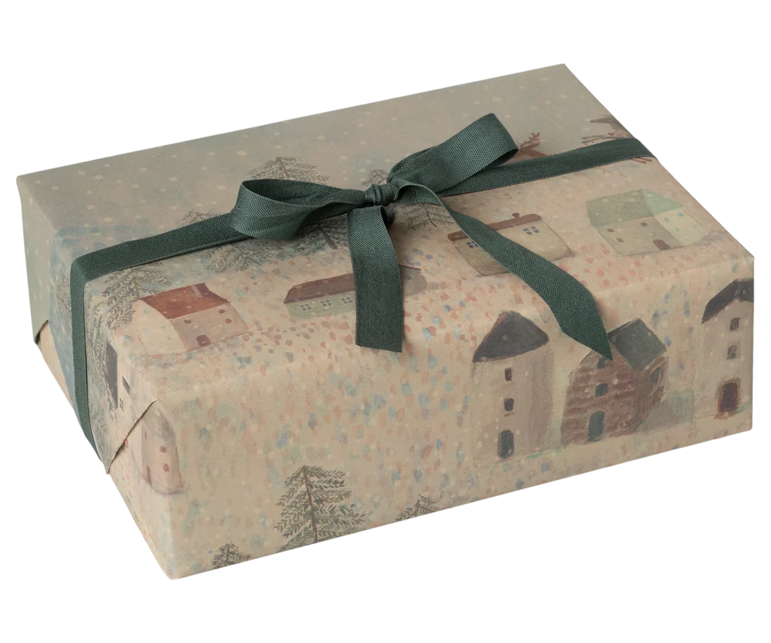 Gavepapir - Santa is coming - 10m - Billede 2