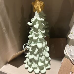 Alternative view of Juletræ m/guldstjerne - mintgrøn