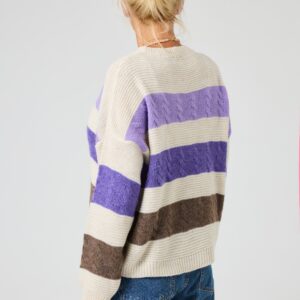 Alternative view of Strik sweater - Haven - Light purple