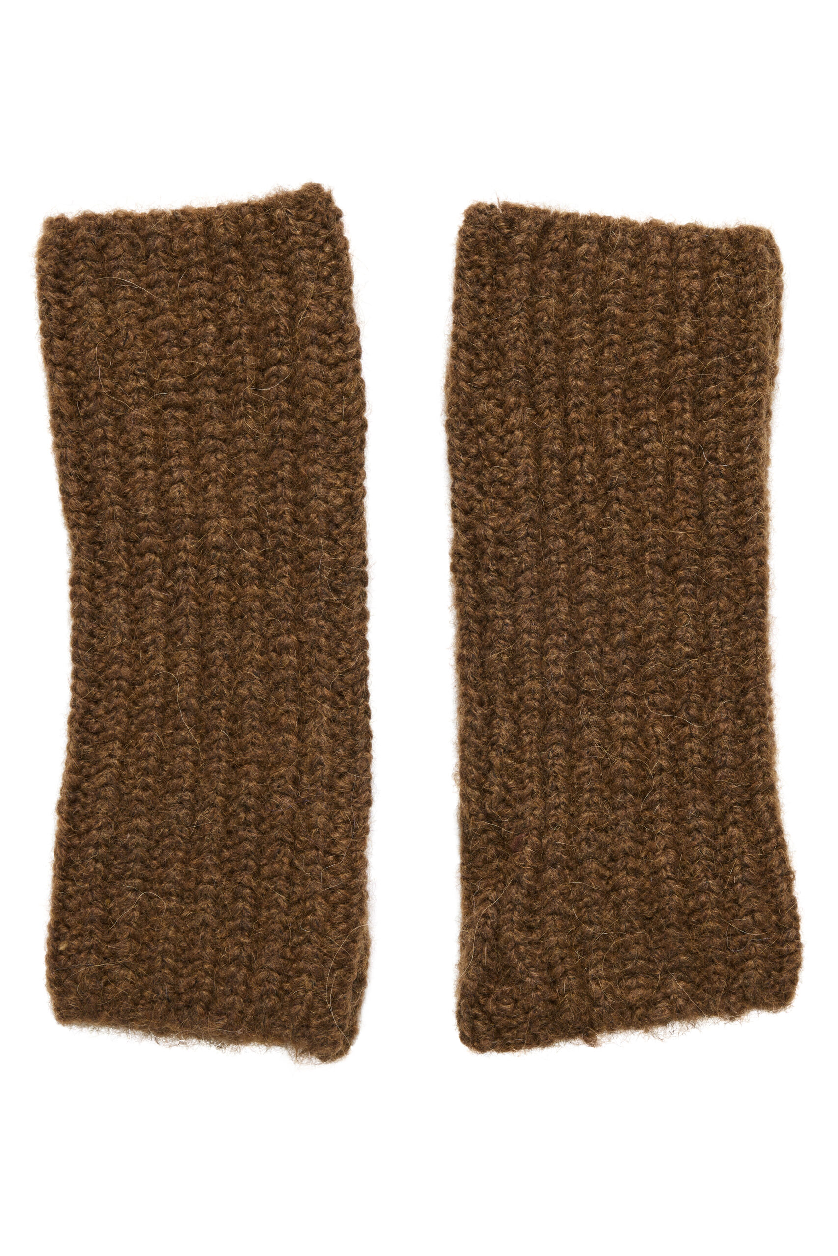 Strik vanter - Varme Hænder - Brown - Billede 3