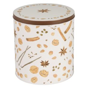 Kagedåse m/julens krydderier høj rund