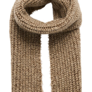 Strik tørklæde - Krammer - sand