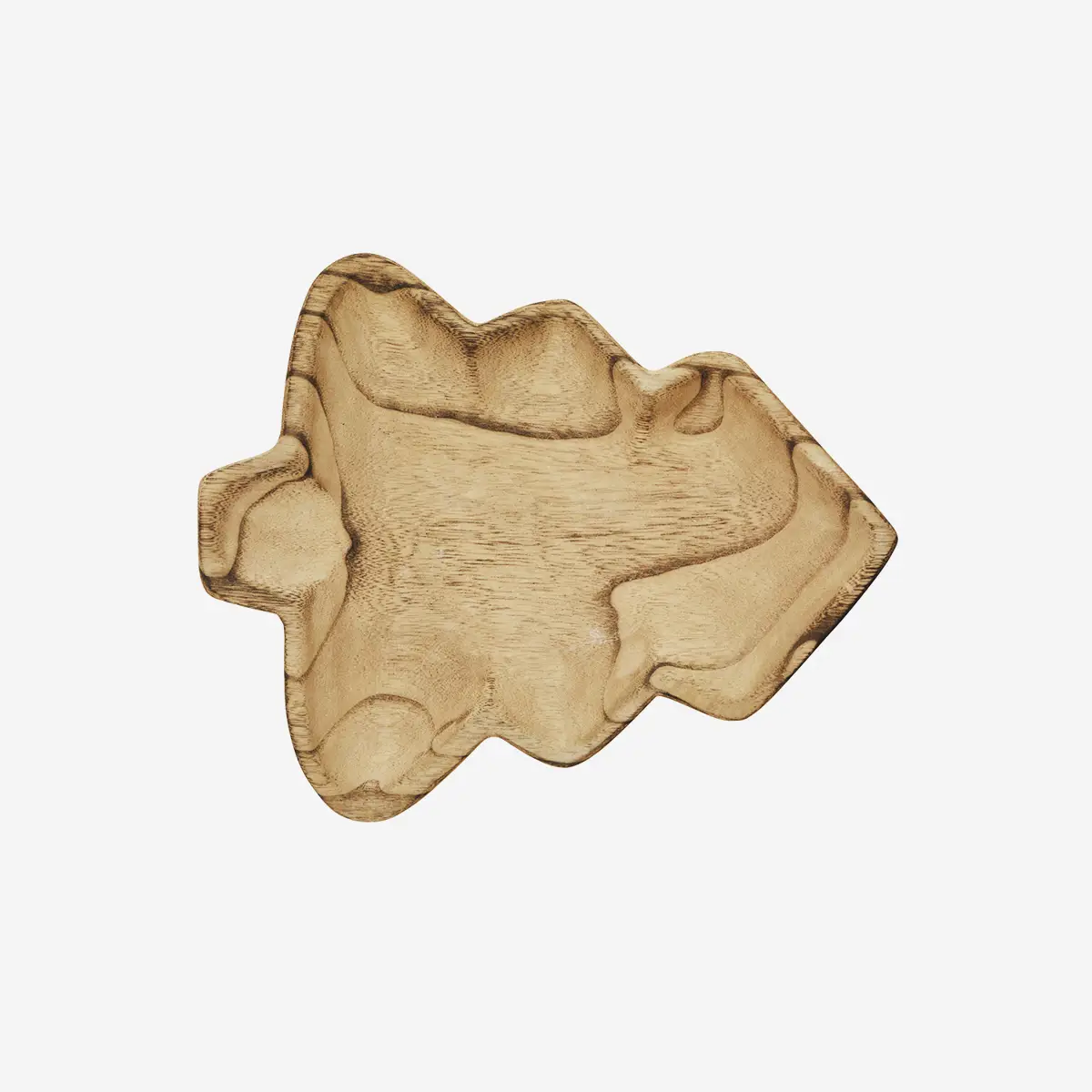 Træ fad - Træ lille, natur