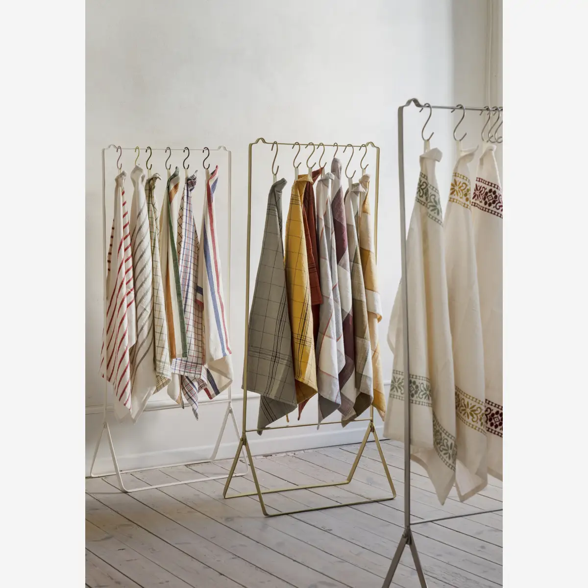 Viskestykke tern - olivengrøn, sort - Billede 2