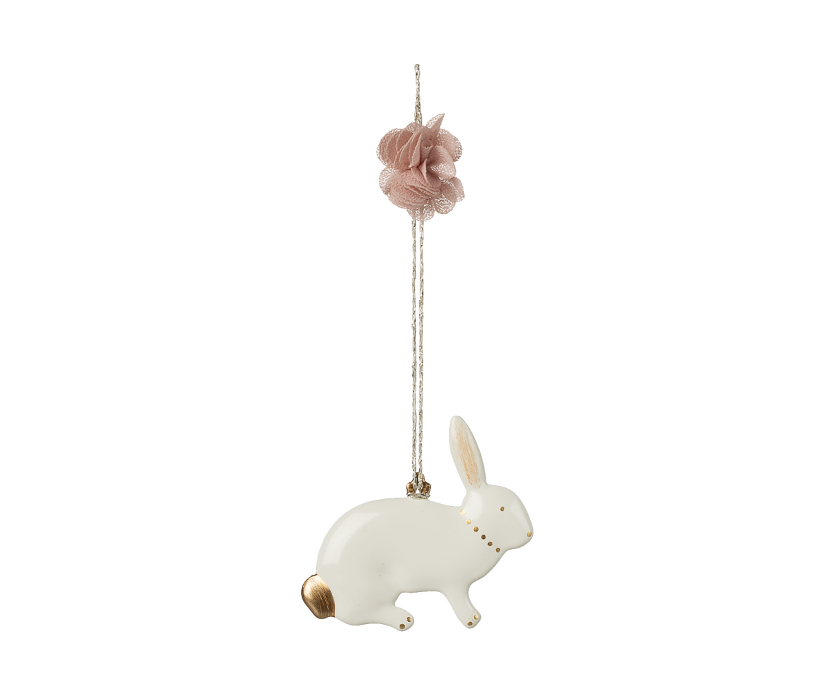 Metal ophæng - Hare siddende