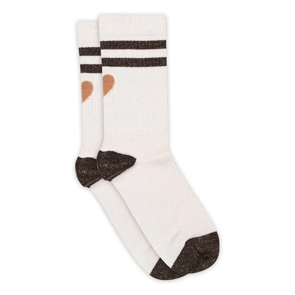 Elga glitter socks - Cherry Blossom