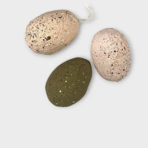 Alternative view of Påskeæg marmoreret - Rosa, brun, sart lyserød