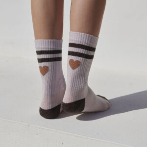 Alternative view of Elga glitter socks - Cherry Blossom