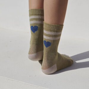 Alternative view of Elga glitter socks – Cedar