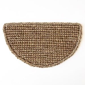 Dørmåtte halvmåne - 40x70cm