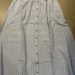 Nederdel - Elba lyseblå m/striber