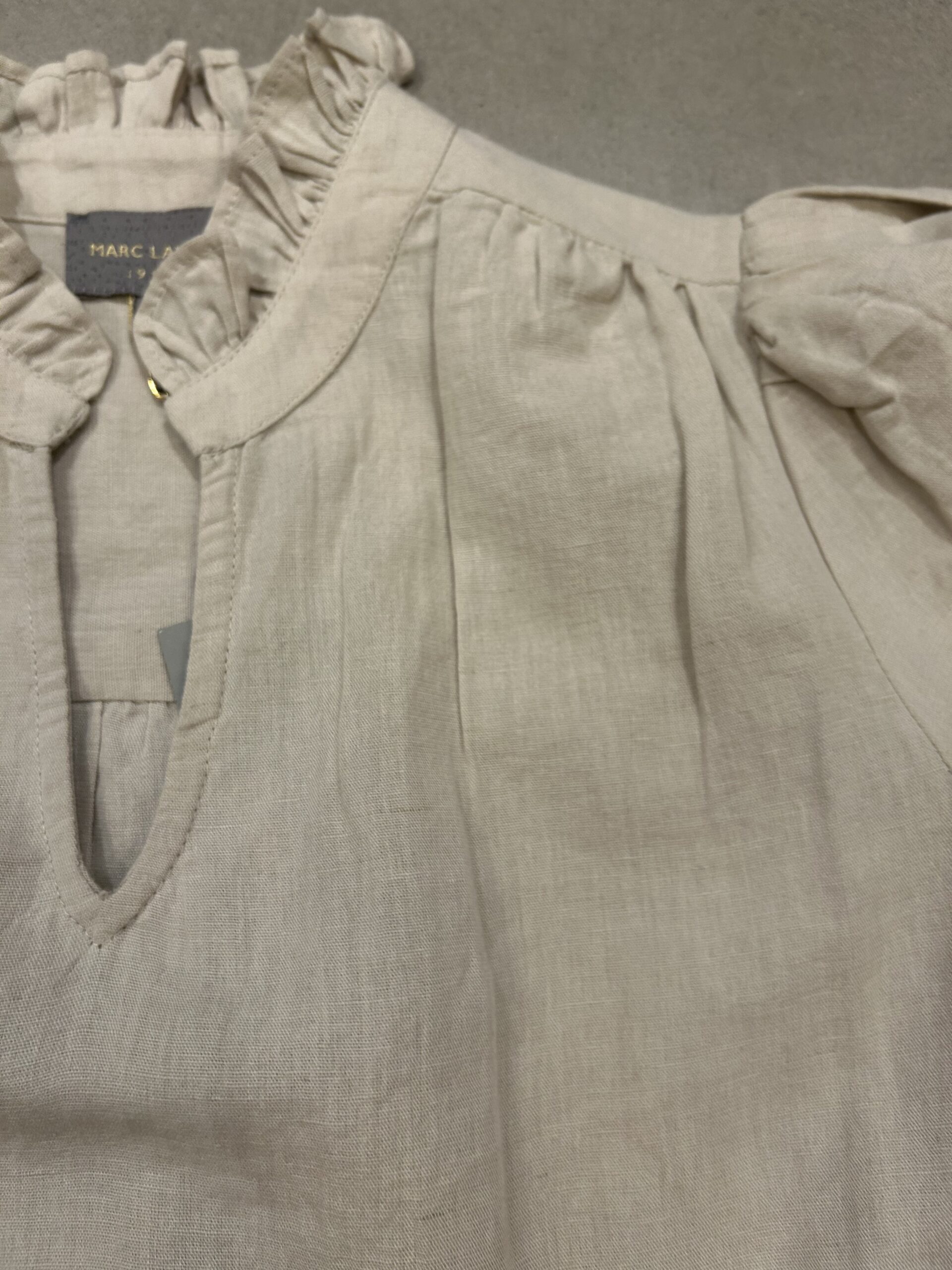 Bluse - Lina sand - Billede 5